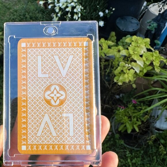 Louis Vuitton LTD EDT Gold Monogram Playing Card 5 of Spades - Picture 5 of 5